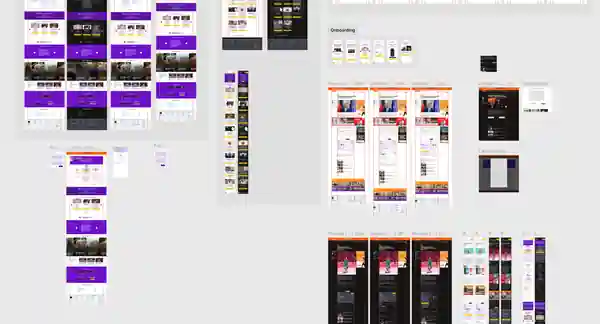 TVNET dizaina sistēmas, onboarding, loyalty un paywall Figma skatu pārskats